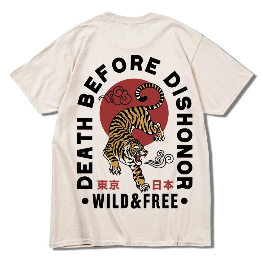 Tiger Japanese T-Shirt Tokyo Harajuku HipHop Streetwear – Zebuci