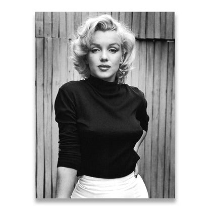 1203-02 / 40x60cm No Frame Canvas Marilyn Actor Monroe Paintings Wall Artwork Poster Pictures Prints Nordic Style Home Decor For Living Room Modular Frame