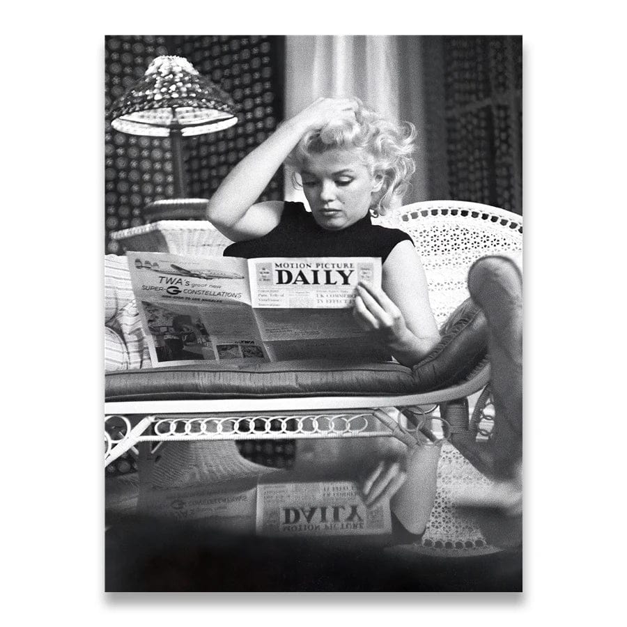 1203-03 / 40x60cm No Frame Canvas Marilyn Actor Monroe Paintings Wall Artwork Poster Pictures Prints Nordic Style Home Decor For Living Room Modular Frame