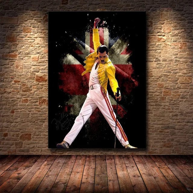 13 / Medium 40X60cm Freddie Mercury Rock Music Legend Canvas Painting Print Artwork