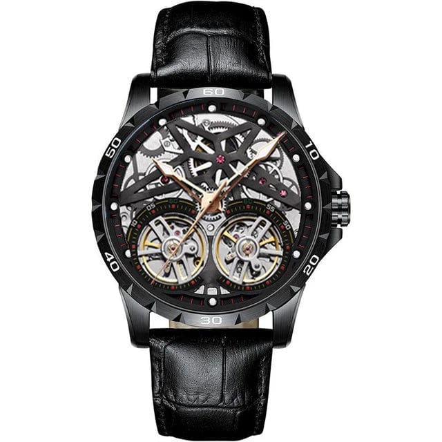 19 AILANG Men's Watch Advanced Sports Automatic Winding Clock Fashion Silicone Strap Tourbillon Skeleton Mechanical Watch New