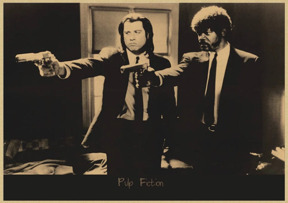 20 / Medium 30X40cm Pulp Fiction Vintage Quentin Tarantino Classic Movie Canvas Artwork Prints