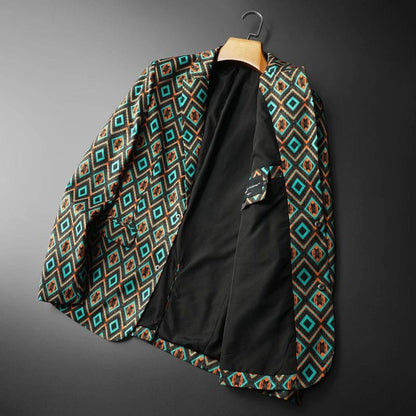 2023 Brand Print Men Blazers High-quality Casual Suit Jacket Business Streetwear Social Dress Coat Wedding Blazer Masculino 5XL