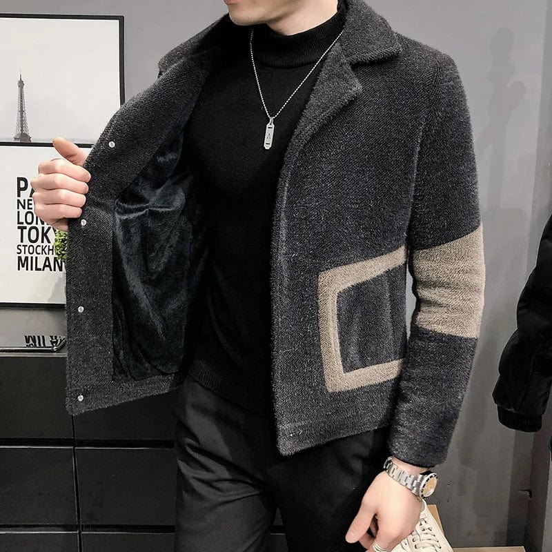 2023  Hot-Sale Products Fashion Male spring High Quality Casual Jacket/Men's Slim Fit Keep Warm Business coat/Man Clothing S-3XL