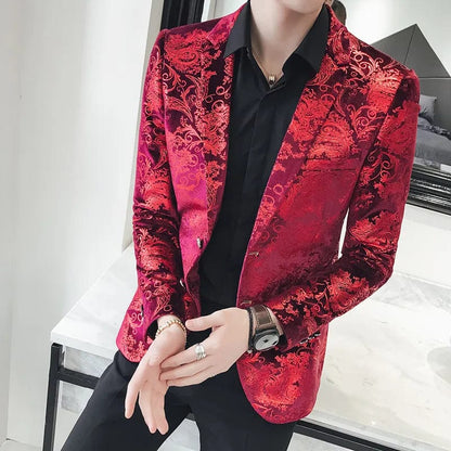 Men s Party Blazer Slim Fit Fashion Jacket Zebuci