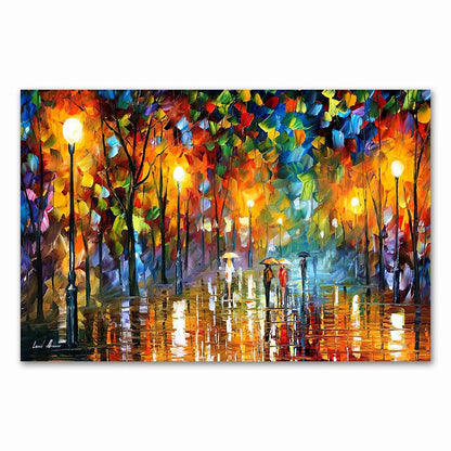 A / Medium 30x40cm 2021 Coloring  Hand - Painted Oil Painting Landscape for The Living Room Wall Art Home Decoration Abstract Without Frame