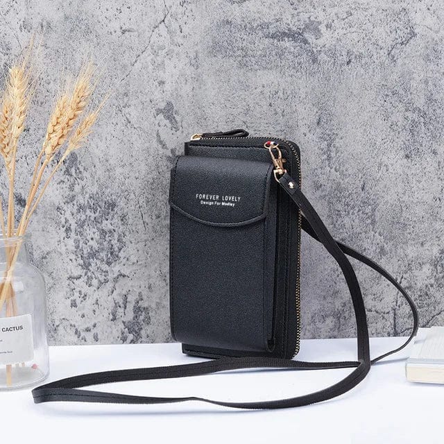 Black Eternal Elegance: Women's Crossbody Handbags - Luxury Forever Lovely Collection