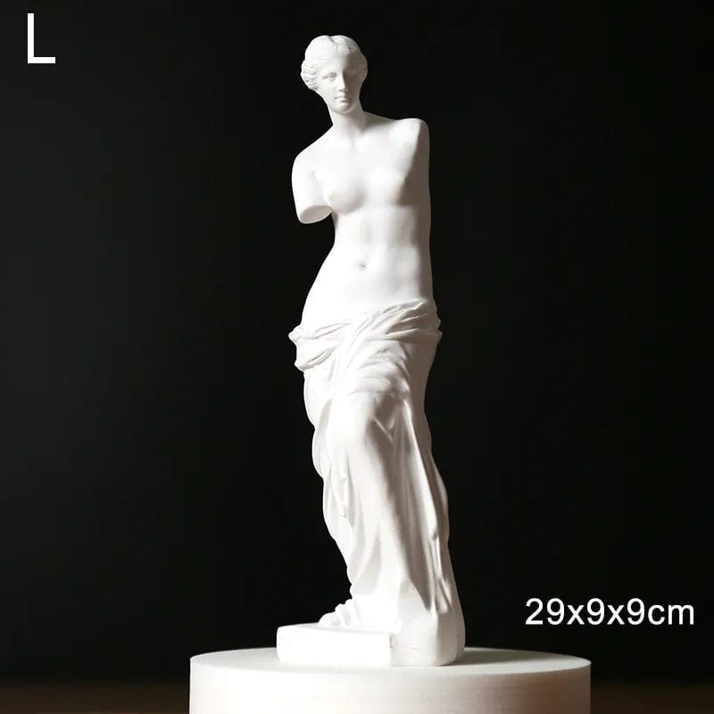 Broken Arm Venus Statue Artwork Sketch Plaster Art Room Decorations Sculpture Nordic Style White Venus Beauty and Love Vĕnus