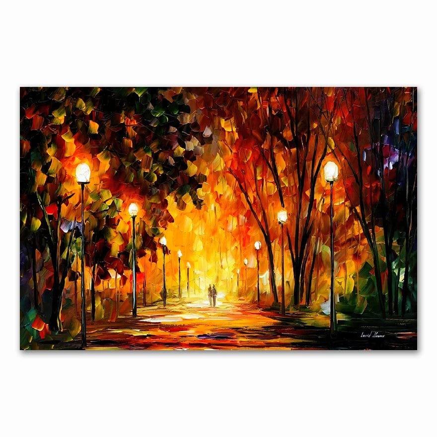 D / Medium 30x40cm 2021 Coloring  Hand - Painted Oil Painting Landscape for The Living Room Wall Art Home Decoration Abstract Without Frame