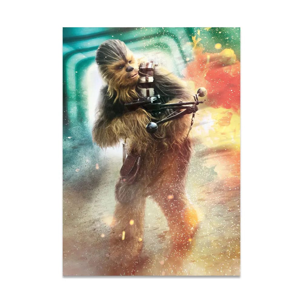 DS5640 / 40X60cm No Frame Star War Darth Vader Watercolor Art Canvas Painting Soldier Posters And Prints Yoda Pictures For Nordic Living Room Decor Gifts