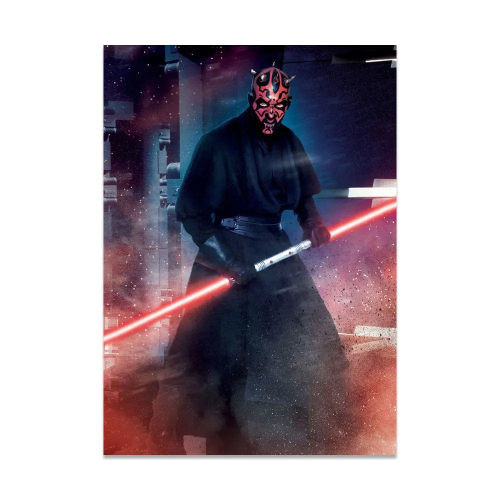 DS5641 / 40X60cm No Frame Star War Darth Vader Watercolor Art Canvas Painting Soldier Posters And Prints Yoda Pictures For Nordic Living Room Decor Gifts