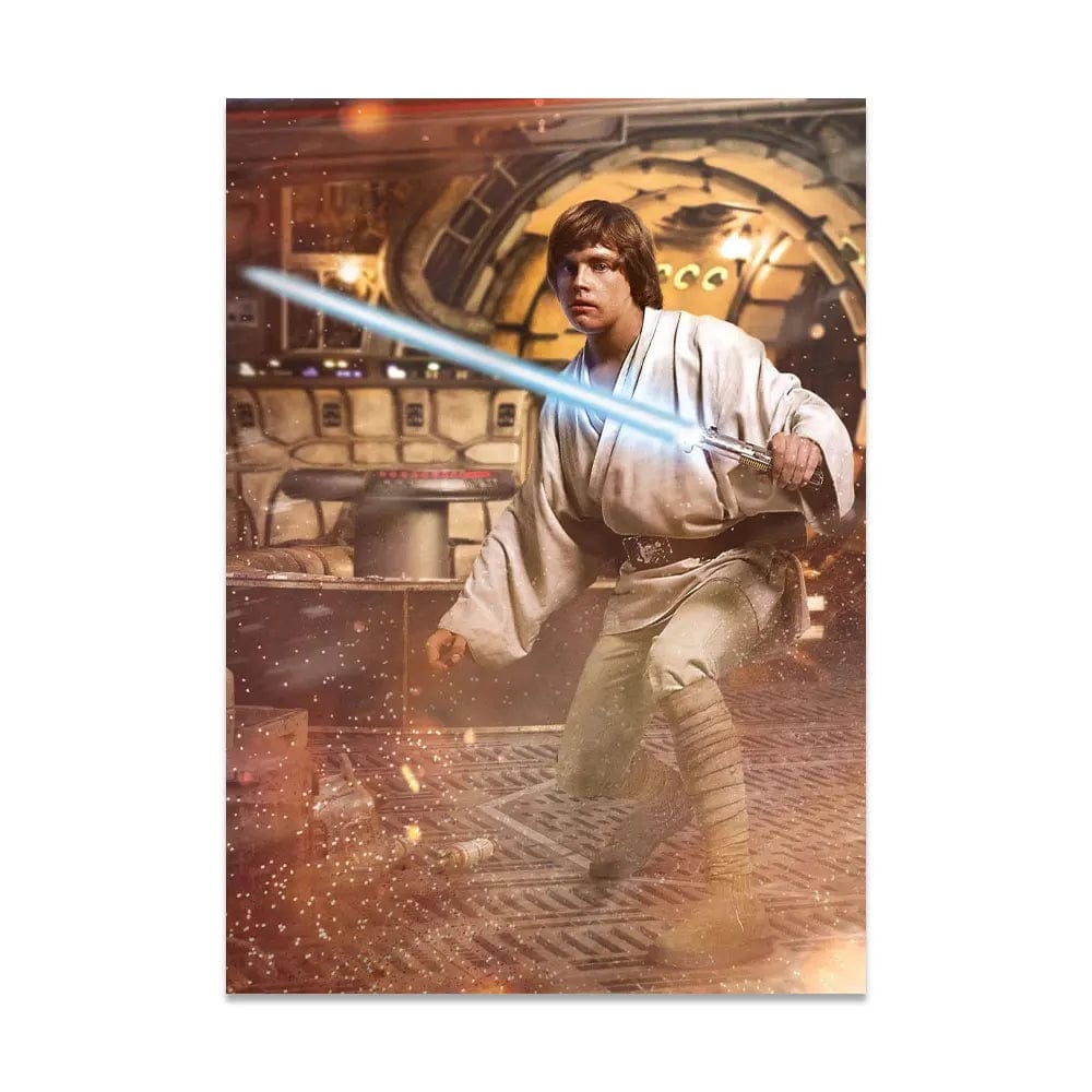 DS5643 / 40X60cm No Frame Star War Darth Vader Watercolor Art Canvas Painting Soldier Posters And Prints Yoda Pictures For Nordic Living Room Decor Gifts