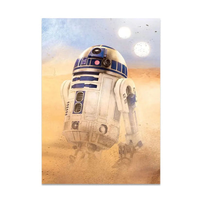 DS5649 / 40X60cm No Frame Star War Darth Vader Watercolor Art Canvas Painting Soldier Posters And Prints Yoda Pictures For Nordic Living Room Decor Gifts