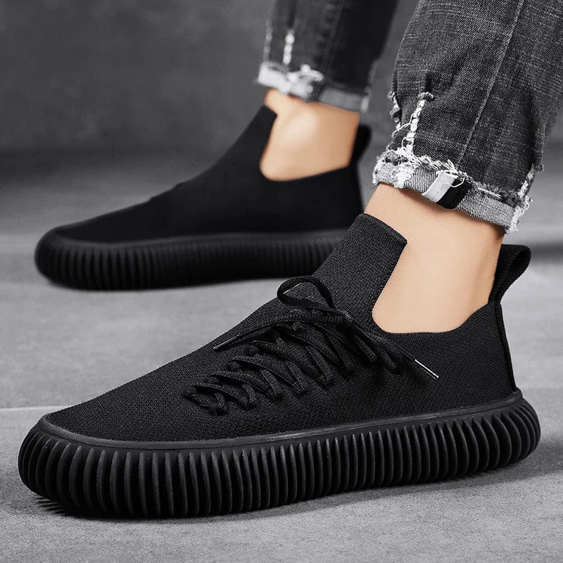 Fujeak Breathable Men Loafers Outdoor Fashion Running Shoes Classic Comfortable Sneakers for Mens Lightweight Plus Size Shoes