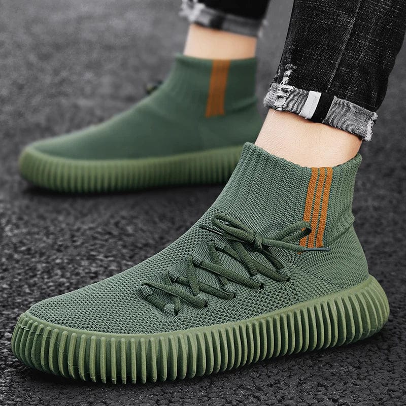 Fujeak Breathable Men Loafers Outdoor Fashion Running Shoes Classic Comfortable Sneakers for Mens Lightweight Plus Size Shoes