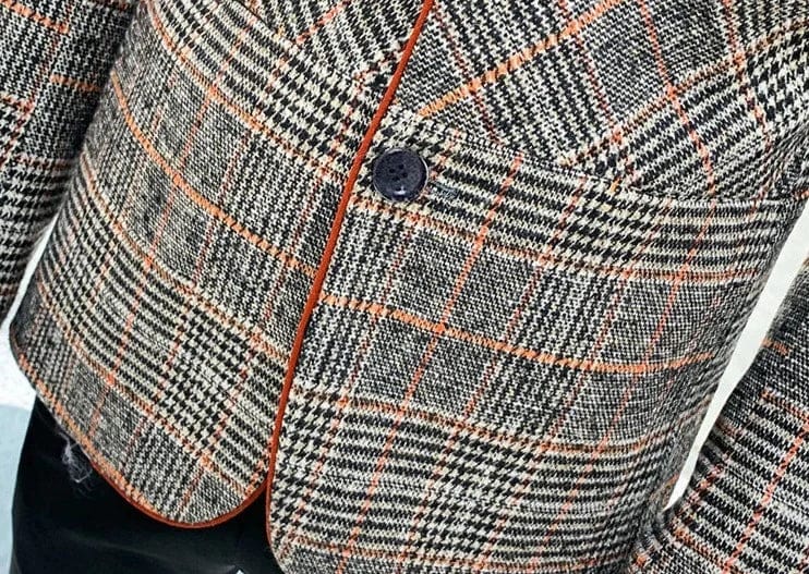 High-Quality Cotton Slim Fit Blazer - Casual Business Elegance for Men