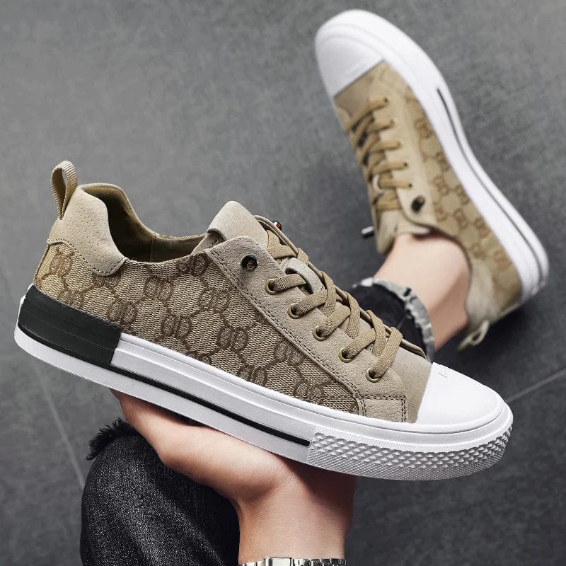 Luxury Men s Canvas Shoes Breathable Lightweight Flat Sneakers