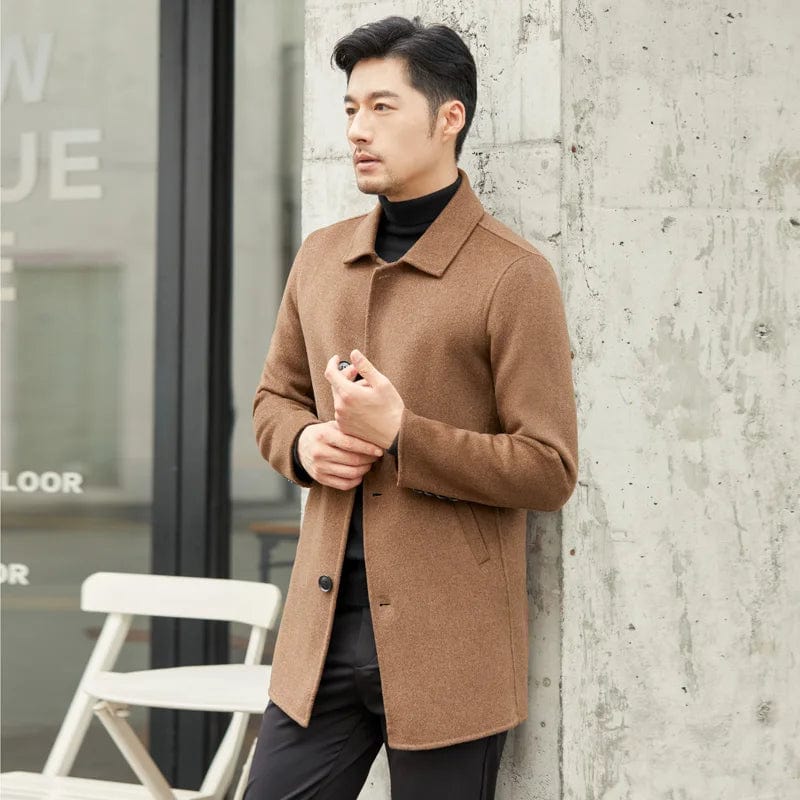 100 percent wool overcoat hotsell