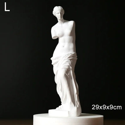 L Broken Arm Venus Statue Artwork Sketch Plaster Art Room Decorations Sculpture Nordic Style White Venus Beauty and Love Vĕnus