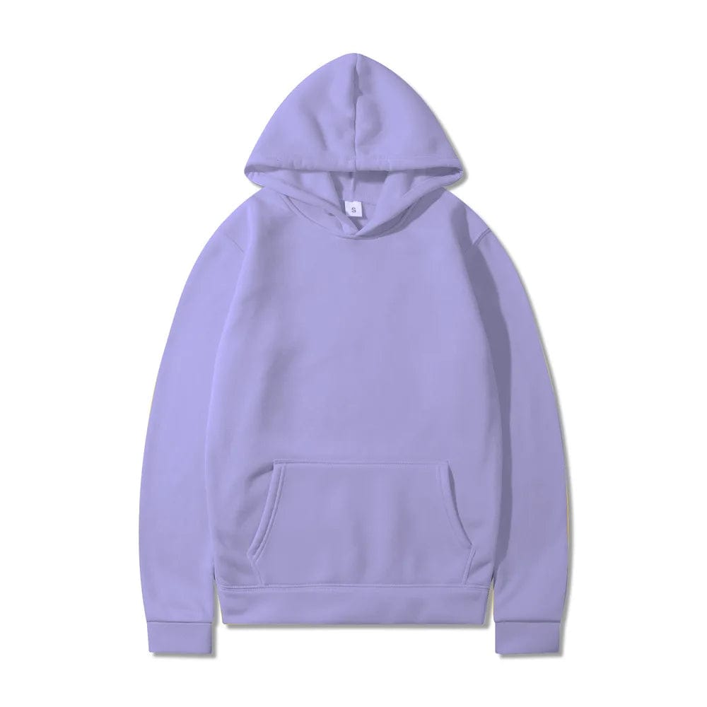Light Purple / XS BOLUBAO Fashion Brand Men's Hoodies New Spring Autumn Casual Hoodies Sweatshirts Men's Top Solid Color Hoodies Sweatshirt Male