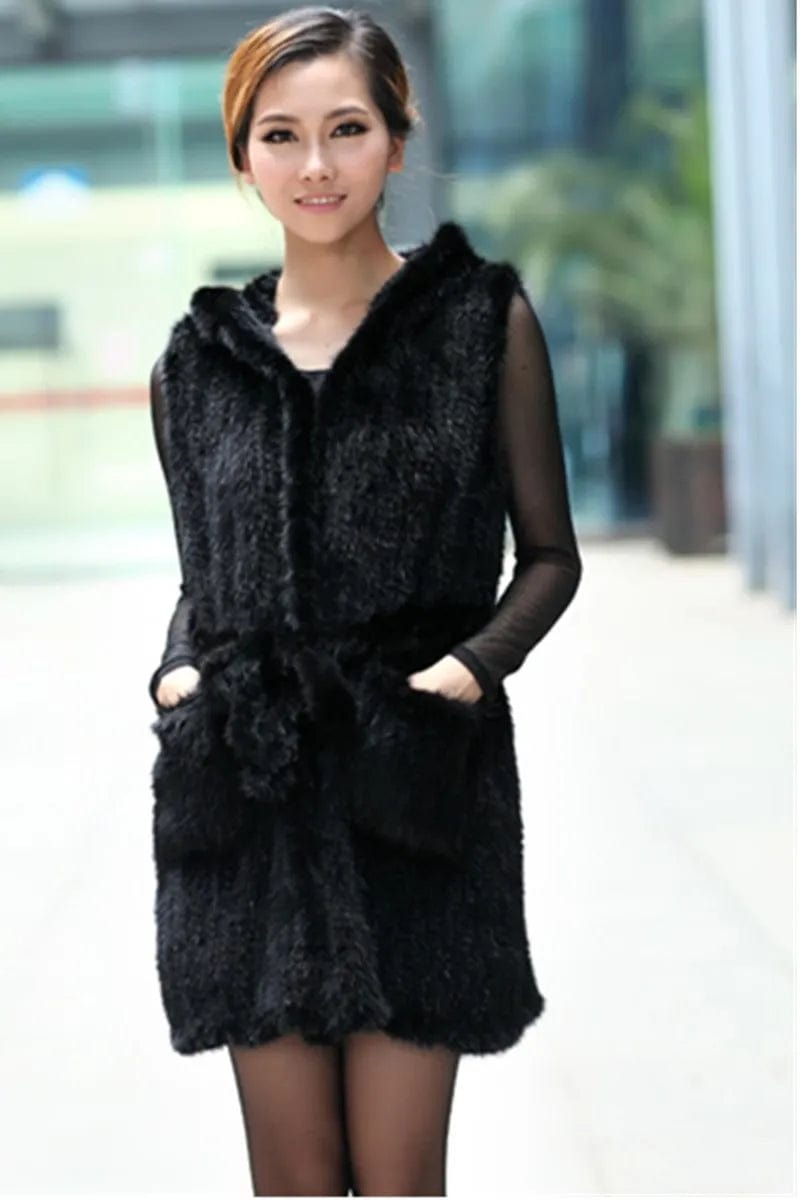 Knitted on sale mink coat