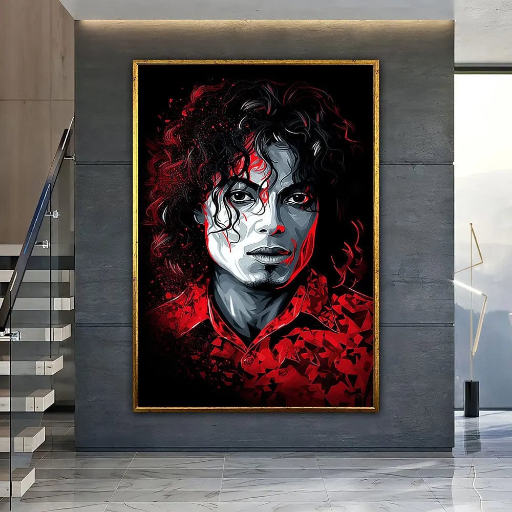 MA005 / 40x60cm(No Frame) Michael Jackson Musician King Singer Moon Walk Poster Canvas Painting Prints Wall Art Pictures Room Home Decor Song Fan Gift