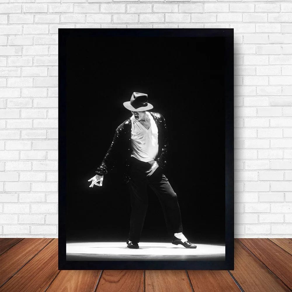 MA010 / 40x60cm(No Frame) Michael Jackson Musician King Singer Moon Walk Poster Canvas Painting Prints Wall Art Pictures Room Home Decor Song Fan Gift