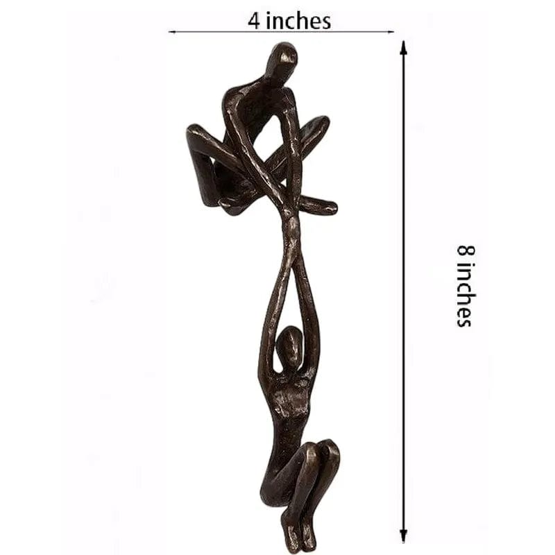 Man Lifting Woman Figurine Art Statue Lover Sculpture Ornament Home Desktop Decor Dancing Couple Sculpture Art Creative Artwork