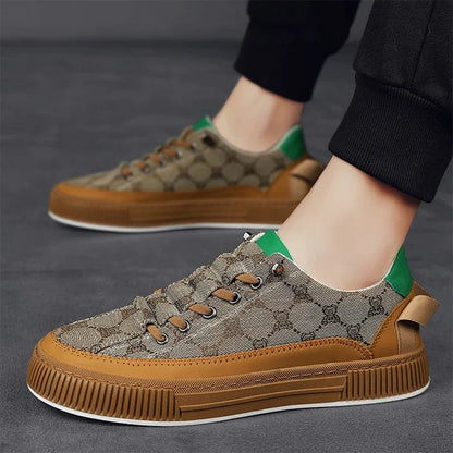 Men Casual Sneakers Vulcanized Flat Shoes Personalized Designed Skateboarding Tennis Sneakers Slip-on Walking Sports Shoes 39-44