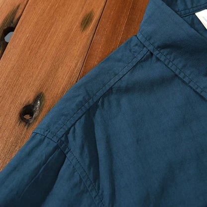Men's Multi-Pocket Safari Style Shirt | Casual Turn-Down Collar Tops | Loose Button-Up Summer Fashion