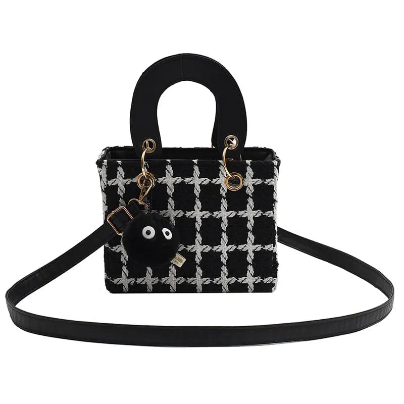 Mini Small Square Bag Classic Plaid Women Bags Woolen Brand Luxury Handbag Designer Shoulder Bag Purse Clutch Crossbody Lady Bag