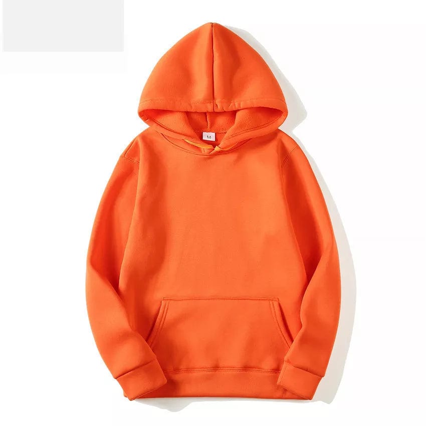Orange / XS BOLUBAO Fashion Brand Men's Hoodies New Spring Autumn Casual Hoodies Sweatshirts Men's Top Solid Color Hoodies Sweatshirt Male