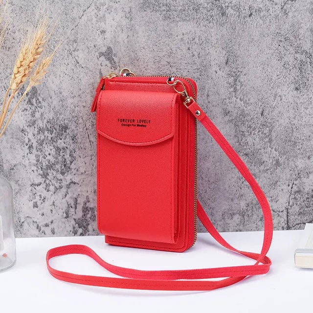 red Eternal Elegance: Women's Crossbody Handbags - Luxury Forever Lovely Collection