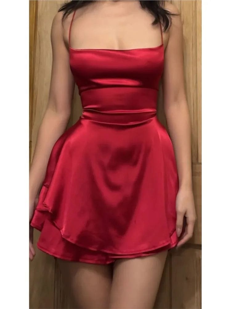 Red Sleeveless Bodycon Dress