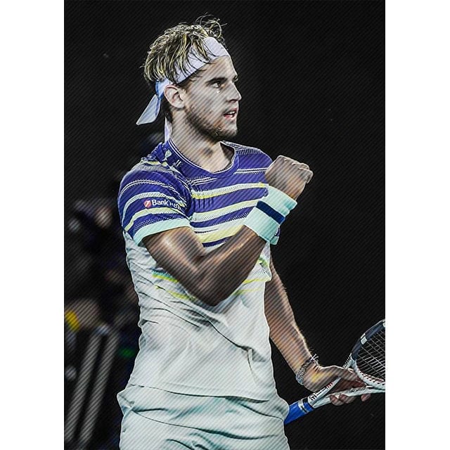 SKU-23 / 30X40cm no frame Modern World Tennis Wall Art Rafael Nadal Roger Federer Oil On Canvas Posters And Prints Living Room Bedroom Decoration Gifts