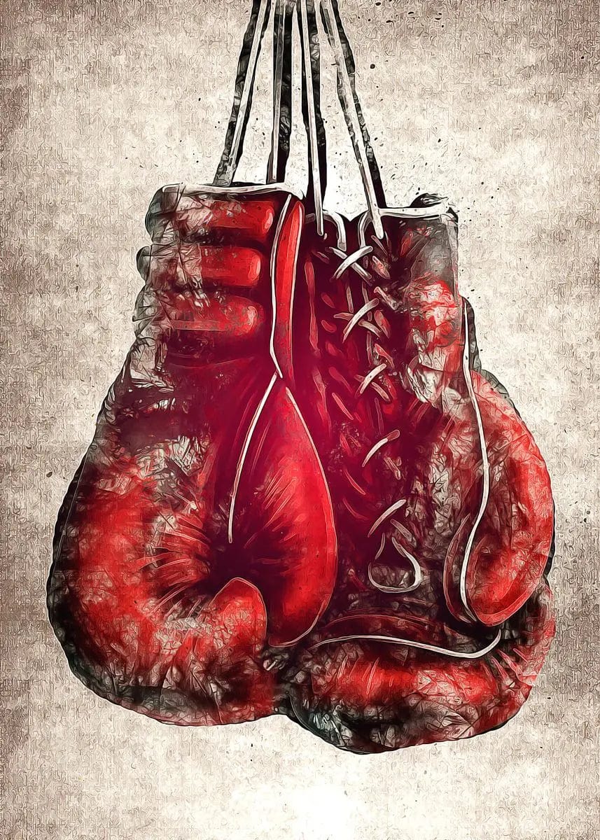 SKU-3 / 30X40cm no frame Vintage Boxing UFC Gloves Artwork Oil Canvas Prints