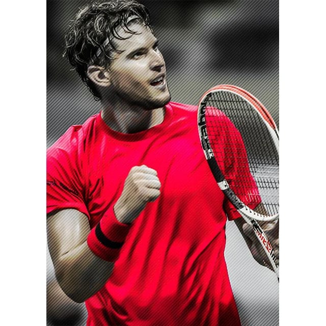 SKU-5 / 30X40cm no frame Modern World Tennis Wall Art Rafael Nadal Roger Federer Oil On Canvas Posters And Prints Living Room Bedroom Decoration Gifts