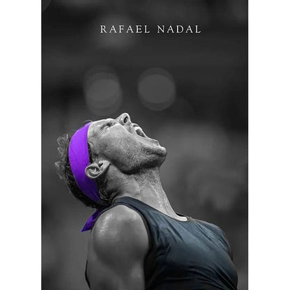 SKU-7 / 30X40cm no frame Modern World Tennis Wall Art Rafael Nadal Roger Federer Oil On Canvas Posters And Prints Living Room Bedroom Decoration Gifts