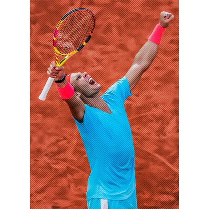 SKU-8 / 30X40cm no frame Modern World Tennis Wall Art Rafael Nadal Roger Federer Oil On Canvas Posters And Prints Living Room Bedroom Decoration Gifts