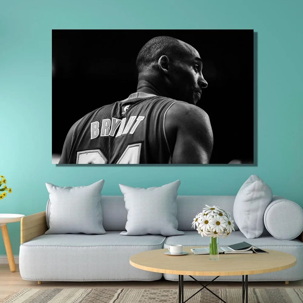 SP172 / 40x60cm(No Frame) Basketball Star Posters Ball King Kobe James Frameless Painting Living Room Background Wall Decorations Home Decor Souvenir Gift