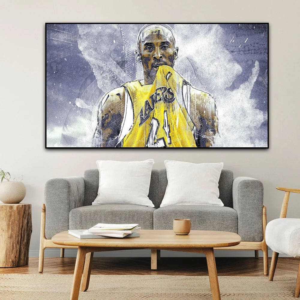 SP173 / 40x60cm(No Frame) Basketball Star Posters Ball King Kobe James Frameless Painting Living Room Background Wall Decorations Home Decor Souvenir Gift