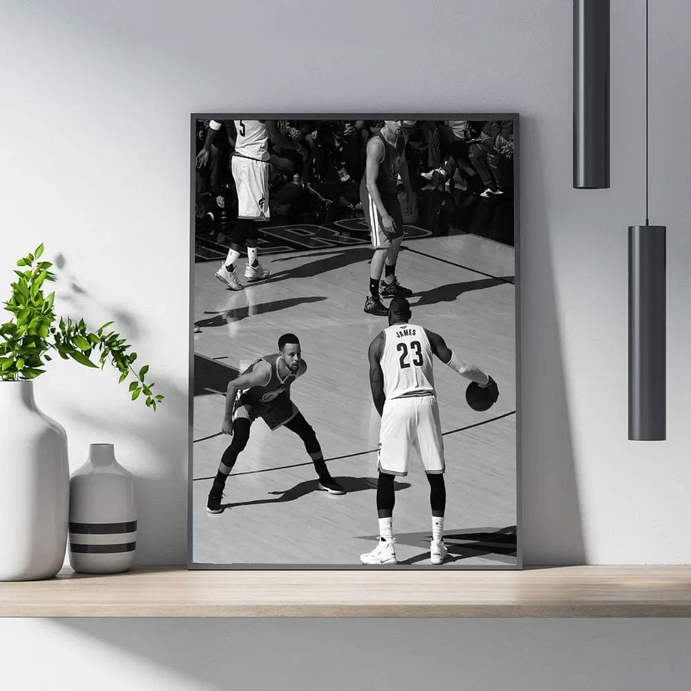 SP182 / 40x60cm(No Frame) Basketball Star Posters Ball King Kobe James Frameless Painting Living Room Background Wall Decorations Home Decor Souvenir Gift