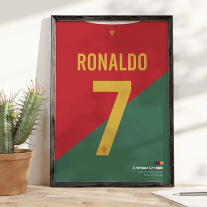 SP342 / 40x60cm(No Frame) Portugal Super Football Star CR7 Cristiano Ronaldo Poster Prints Motivational Quotes Canvas Painting Soccer Fans Room Decor