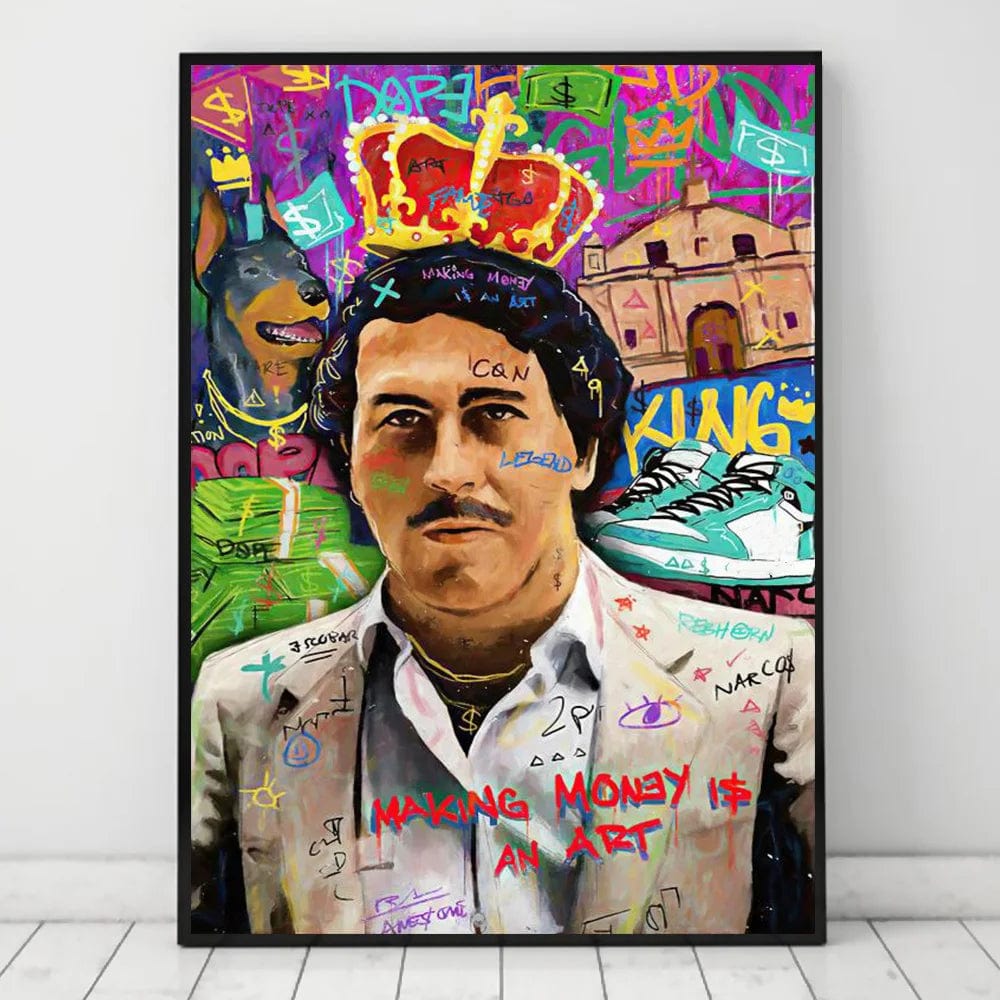 Style 3 / Medium 30X40cm Gangster Street Pop Art Graffiti Abstract Canvas Artwork Prints