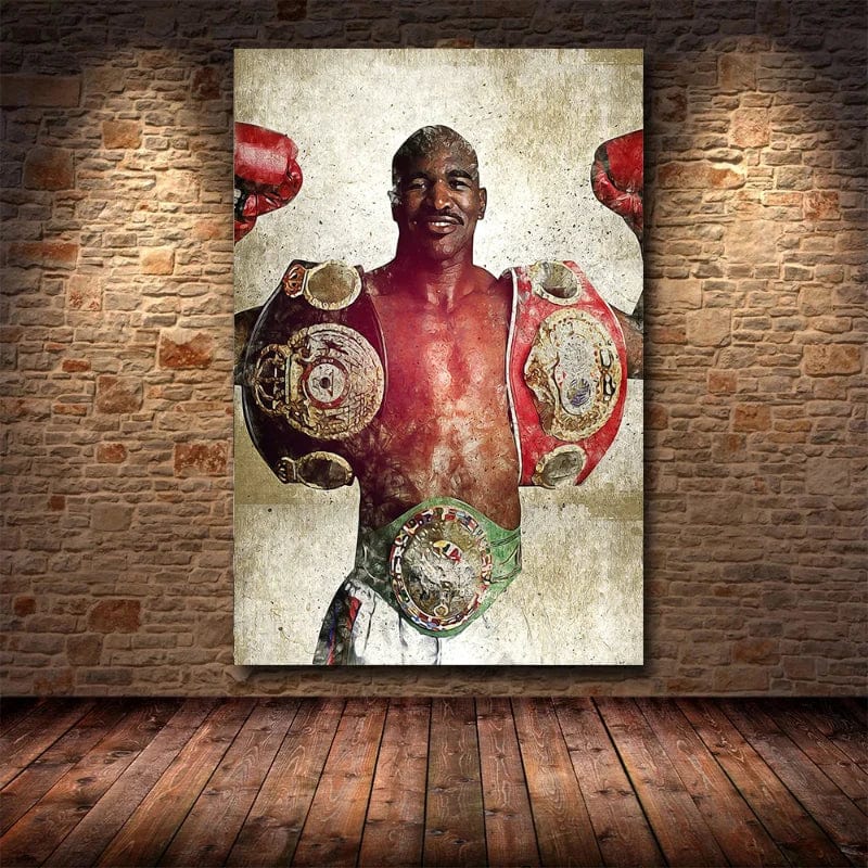 Vintage Boxing Gloves Wall Art Mike Tyson Muhammad Ali Oil On Canvas Posters And Printed Men'S Bedroom Decor Gifts