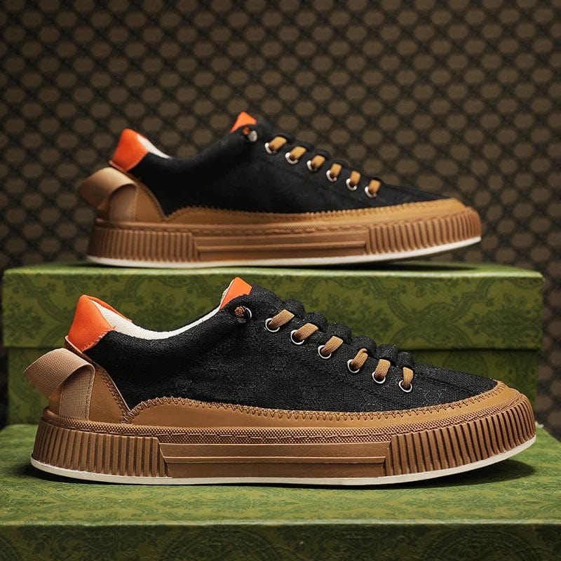 Vulcanized Men's Casual Sneakers Luxury Design Shoes